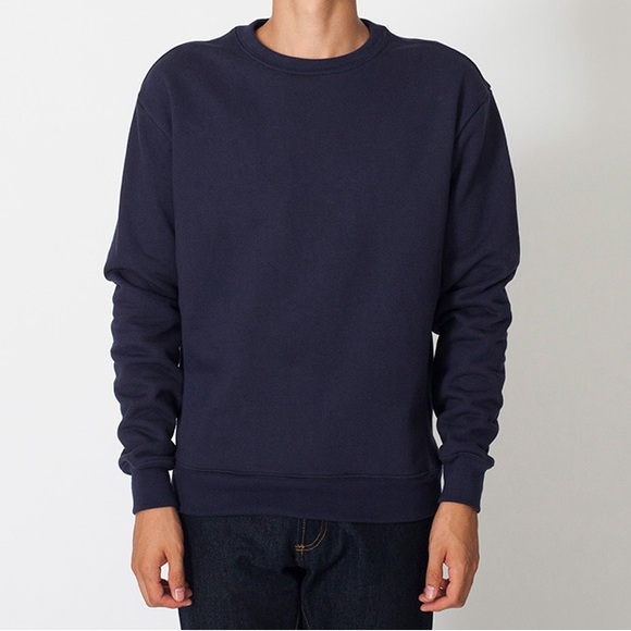 American Apparel Classic Sweats Unisex Crew Sweatshirt - Picture 6 of 11
